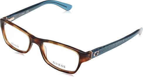 Guess frame (GU-2591 052) Acetate Havana - Transparent Blue in Kuwait