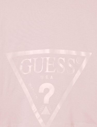 GUESS Girls' Big Screen Print Logo Organic Cotton Jersey T-Shirt in Kuwait
