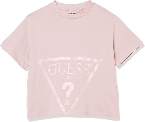 GUESS Girls' Big Screen Print Logo Organic Cotton Jersey T-Shirt in Kuwait