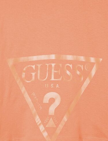 GUESS Girls' Big Screen Print Logo Organic Cotton Jersey T-Shirt in Kuwait