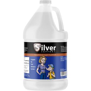 Nano Ionic Silver Technology (1 gallon) with Cutting-Edge 10 ppm - Liquid Immune Booster for Kids, Pets & Adults Enhances Wellness in Saudi Arabia
