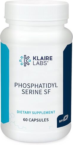 Klaire Labs Phosphatidyl Serine sf - Phosphatidylserine from Sunflower Lecithin (60 Capsules) in Saudi Arabia