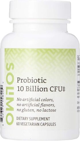 علامة أمازون التجارية - كبسولة بروبيوتيك سوليمو اليومية، 10 مليار ثقافة نشطة، تدعم صحة الجهاز الهضمي والأمعاء، 60 قطعة (كمية تكفي لمدة شهرين) in Kuwait