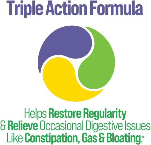 كالتشريل بروبيوتيك + الياف بريبايوتيك المتقدمة الانتظام، تساعد على استعادة الانتظام وتقليل الإمساك العرضي والغازات والانتفاخ*، خالية من الغلوتين وغير معدلة وراثيا، 30 قطعة، متعددة in Kuwait