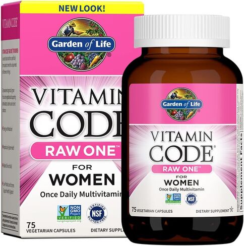 Garden of Life Vitamin Code Raw One Once Daily Multivitamin Capsules & Vitamin D in Saudi Arabia