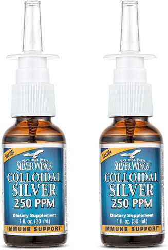 Natural Path Silver Wings Colloidal Silver 250 ppm 1 oz (Pack of 2) in Kuwait