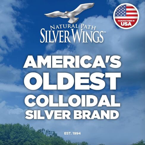 Natural Path Silver Wings Colloidal Silver 250 ppm 1 oz (Pack of 2) in Kuwait