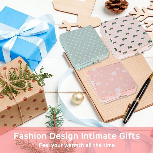 3Pcs Period Bag, Sanitary Pad Storage Bag Samll Period Pouch for Purse Cute Menstrual Period Bag Tampon Pad Holder for Purse, Tampon Organizer Pouch, Feminine Care Period Bags for Teen Girls School in Kuwait