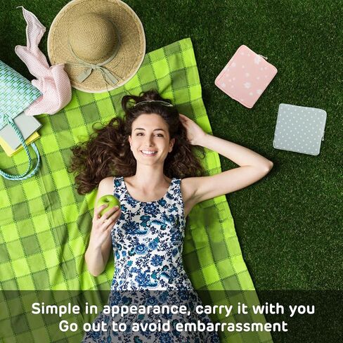 3Pcs Period Bag, Sanitary Pad Storage Bag Samll Period Pouch for Purse Cute Menstrual Period Bag Tampon Pad Holder for Purse, Tampon Organizer Pouch, Feminine Care Period Bags for Teen Girls School in Kuwait