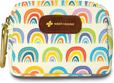 KEEP>GOING KeepGoing Small Travel First Aid Kit Kids – 60 Pc. Mini First Aid Kit for Purse, Diaper Bag, & Backpack with Latex-Free Bandages – 4 Oz., & 4.5 x 3.5 x 2 In, TSA-Approved in Kuwait