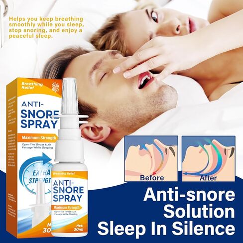Anti Snoring Spray, Natural Herbal Anti Snoring Devices, Effective Sleep Aid Snore Reduction, Snoring Solution for Better Breathing Relief in Kuwait