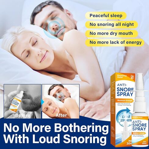 Anti Snoring Spray, Natural Herbal Anti Snoring Devices, Effective Sleep Aid Snore Reduction, Snoring Solution for Better Breathing Relief in Kuwait