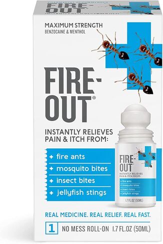 إسعافات أولية فورية لتخفيف الآلام من لدغات النمل الناري ولدغات الحشرات، 1.7 أونصة in Kuwait