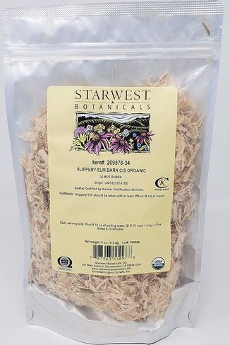 Organic Slippery Elm Bark Cut in Saudi Arabia