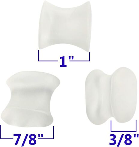 Iconikal Gel Orthotic Toe Spreader Spacer Separator Corrector Straightener, Medium, 8-Pack in Saudi Arabia