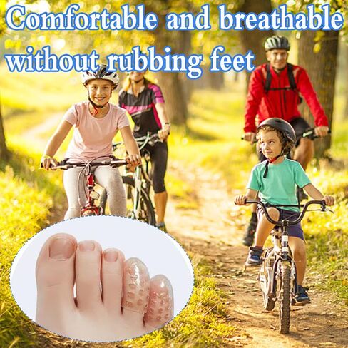 واقي أصابع القدم من السيليكون المضاد للاحتكاك، واقيات جل لأصابع القدم قابلة للتنفس، 30 قطعة من واقيات أصابع القدم الصغيرة للرجال والنساء، وأكمام لأصابع القدم للذرة والبثور والأظافر الغارزة في الجلد in Kuwait