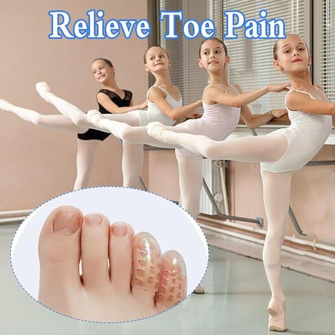 واقي أصابع القدم من السيليكون المضاد للاحتكاك، واقيات جل لأصابع القدم قابلة للتنفس، 30 قطعة من واقيات أصابع القدم الصغيرة للرجال والنساء، وأكمام لأصابع القدم للذرة والبثور والأظافر الغارزة في الجلد in Kuwait