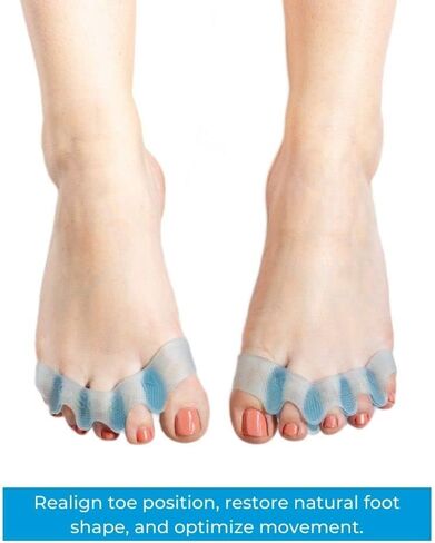 Naboso Splay - Gel Toe Stretcher, Separator and Straightener for Correction of Bunions, Hammer Toes and Restore Natural Foot Shape in Kuwait