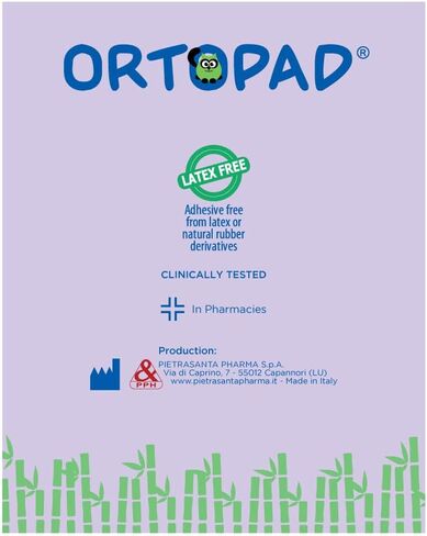 Ortopad® Soft Bamboo Girls Eye Patches, 50/Box (Regular Size, 4+ yrs) Textured Accents in Kuwait