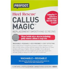 ProFoot Heel Rescue مزيل مسامير القدم السحري وأكثر نعومة، 1 قطعة