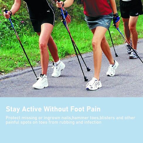 Big Toe Protector, 10PCS Breathable Gel Toe Cap Silicone Toe Cover Sleeves with Holes, Provides Relief from Missing or Ingrown Toenails, Corns, Blisters, Hammer Toes, Reduce Friction in Kuwait