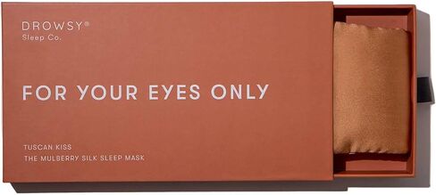 DROWSY Silk Sleep Mask. Face-Hugging, Padded Silk Cocoon for Luxury Sleep in Total Darkness. (Black Jade) in Kuwait