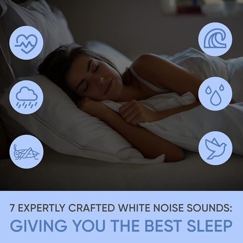 Mindfulness 'Breathing Puppy' | 4-7-8 Guided Visual Meditation Breathing Light | 3 in 1 Device with Night Light & Noise Machine for ADHD Anxiety Stress Relief Sleep - Gift for Kids Adult Women Men in Saudi Arabia
