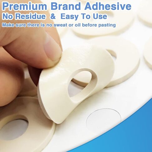 Tikfoam Corn Cushions, 80Pcs Soft Callus Cushions, 1/8" Thick Sweatproof Corn cushions for Feet, Toe and Foot Protectors in Kuwait