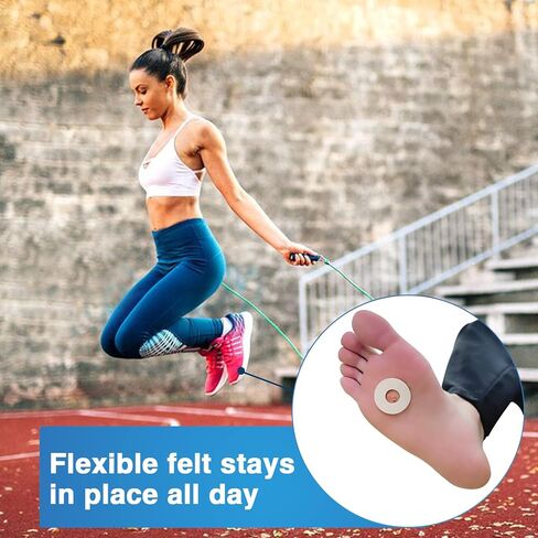 Tikfoam Corn Cushions, 80Pcs Soft Callus Cushions, 1/8" Thick Sweatproof Corn cushions for Feet, Toe and Foot Protectors in Kuwait