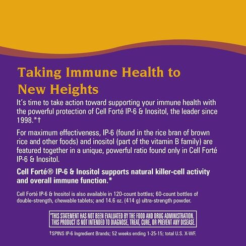 Nature's Way Cell Forté IP-6 & Inositol Supplement, Immune Support*, 240 Capsules in Kuwait