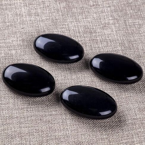 UFEEL Labradorite Palm Stone Crystal - Natural Chakra Reiki Polished Healing Pocket Worry Stone Crystal for Anxiety Stress Relief Therapy in Saudi Arabia