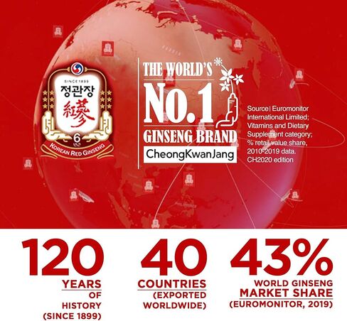 CheongKwanJang Korean Panax Red Ginseng Extract 800 Pills, Panax Ginseng Root Powder Pills for Men & Women, Natural Energy Supplements in Kuwait