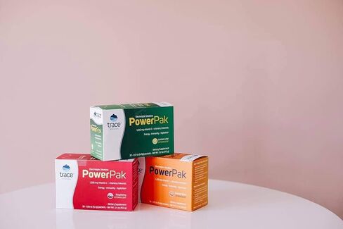 المعادن النادرة | عبوات مسحوق إلكتروليت باور باك | 1200 مجم فيتامين سي، زنك، مغنيسيوم | تعزيز الترطيب والمناعة والطاقة والقدرة على التحمل في العضلات | أكاي بيري | 30 علبة in Kuwait