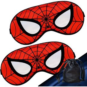 قناع نوم حريري للأطفال من موكفيتن، عبوتان من قناع العين خفيف الوزن مع حزام رأس قابل للتعديل للنوم الأولاد والنساء والرجال، مستلزمات حفلات السفر (حقيبة تخزين قطعة واحدة)... in Kuwait