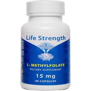 L-Methylfolate 1 MG, Optimized & Highly Bioactive Methyl Folate, 5-MTHF Supplement for Mood and Immune Support, Natural Diet Supplement for Energy, Non-GMO & Gluten-Free, 180 Capsules