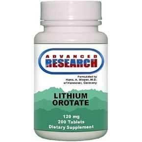 Dr. Hans Nieper's Lithium Orotate Tablets (400 Tablets)