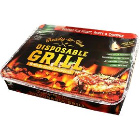 Disposable Charcoal Grill On-The-Go Ready to Use Easy to Light Kosher (1)