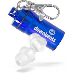 High Fidelity Ear Plugs for Hearing Protection – Reusable, Discreet, Clear Ear Plugs for Musicians, Concerts & Noisy Events - Up to 18dB Background Noise Reducing Ear Plugs - Comes with Aluminum Case in Kuwait