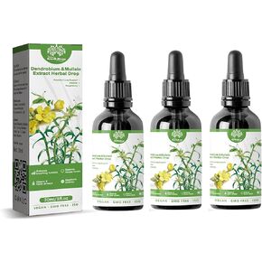 قطرات عشبية من مستخلص ديندروبيوم ومولين للتنفس، دعم قوي للرئة وتطهير الجهاز التنفسي in Kuwait