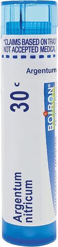 Boiron Argentum Nitricum 200CK الطب المثلي للتخوف والخوف من المسرح، 80 قطعة in Kuwait