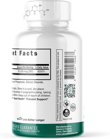 Nutri 5-MTHF L Methylfolate 15MG - 4 Month Supply, 120 Vegan Tablets - Methylated Folate Supplement - Cognitive Function, Heart Health, Prenatal Support - Methylated Folic Acid, MTHFR Supplement in Kuwait
