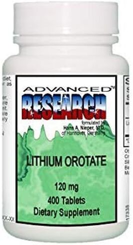 Dr. Hans Nieper's Lithium Orotate Tablets (400 Tablets) in Saudi Arabia