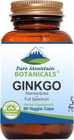 Ginkgo Biloba Capsules – Kosher Vegan Caps with 400mg Ginkgo Biloba Leaf and Ginko Extract in Saudi Arabia