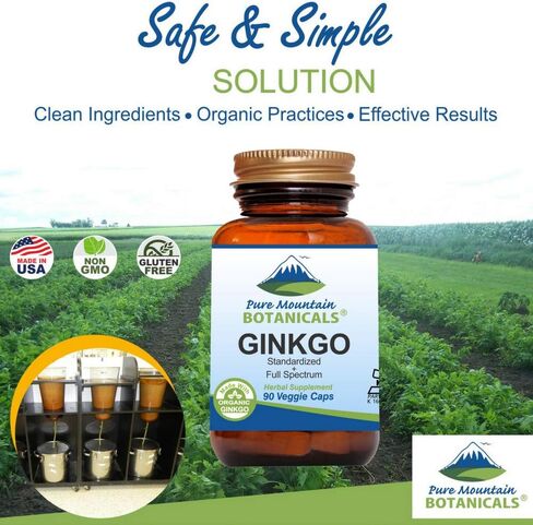 Ginkgo Biloba Capsules – Kosher Vegan Caps with 400mg Ginkgo Biloba Leaf and Ginko Extract in Saudi Arabia