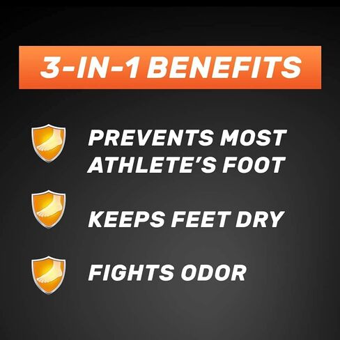 Lotrimin AF Athlete's Foot Daily Prevention Deodorant Powder Spray, Tolnaftate Antifungal, Clinically Proven Antifungal Prevention of Most Athlete's Foot, 5.6 Ounces (160 Grams) Spray Can (Pack of 3) in Saudi Arabia