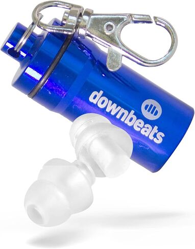 حماية السمع عالية الدقة قابلة لإعادة الاستخدام من DownBeats: سدادات الأذن للحفلات الموسيقية والموسيقى والموسيقيين (سدادات أذن شفافة، حافظة أرجوانية) in Kuwait