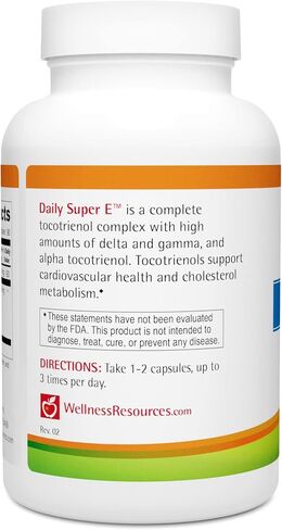 Daily Super E - Superior Full Spectrum Tocotrienols - High in Gamma, Delta, and Alpha (90 Capsules) in Kuwait