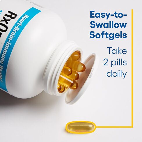Natural Factors، زيت السمك RxOmega-3، درجة صيدلانية، 1260 مجم أوميجا 3 لكل حصة، بدون مذاق مريب، 240 قطعة (عبوة من قطعة واحدة) in Saudi Arabia