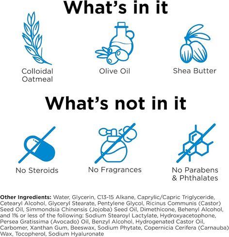 Mommy's Bliss® مرطب يومي Eczema Ease يومي مع دقيق الشوفان الغروي وزبدة الشيا وزيت الزيتون، يحمي ويخفف من تهيج الجلد والحكة بسبب الأكزيما، خالي من الستيرويدات والفثالات، 5 أونصة in Kuwait