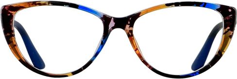ANDWOOD نظارات حجب الضوء الأزرق للنساء Bluelight Blocker الكمبيوتر Cateye واضح القط العين النظارات الإطار AR003 in Kuwait